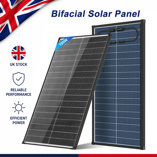 Aeternasol 100w bifacial solar - bifacial,