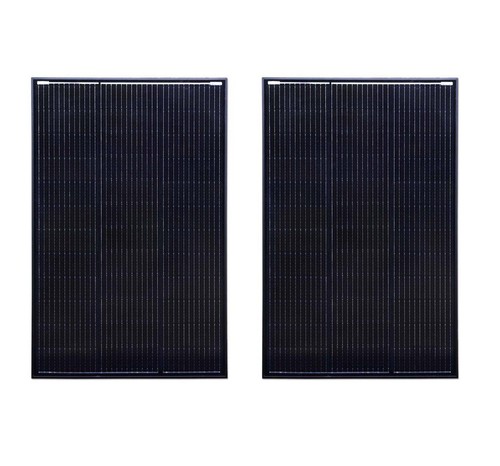 Black 300w solar - black, panel