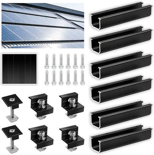 Solar panel rail bracket - bracket, kit