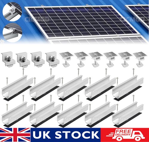Solar panel rail bracket kit - panel,