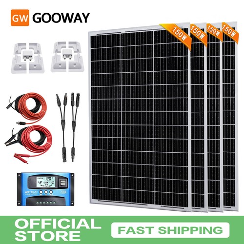 150w 300w 600w solar panel - 600w, kit
