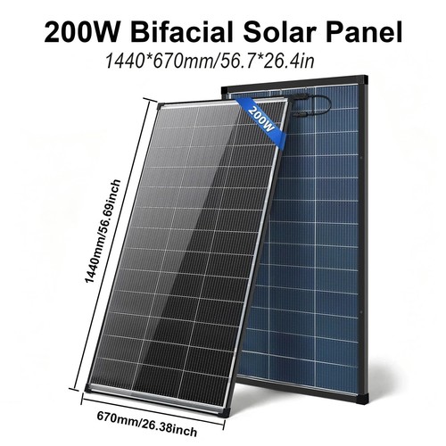 200w bifacial solar panel - solar,