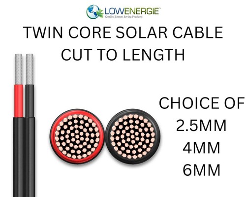 Solar panel cable twin core - cable,
