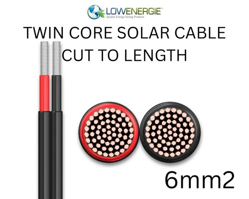 6mm solar panel cable twin - panel, pv