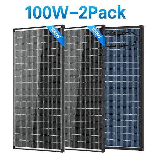 200w bifacial solar - 200w, (100w*2)